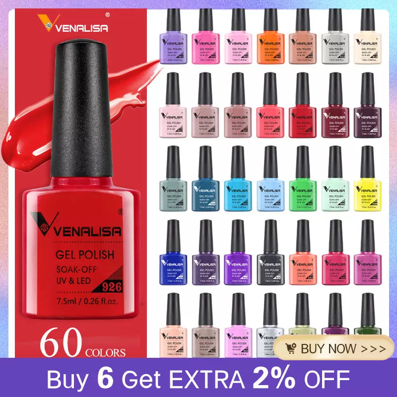 VENALISA 7.5ml Gel Polish 120 Organic UV LED