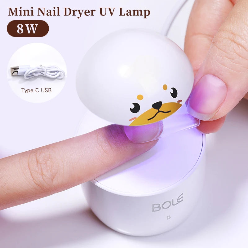 BORN PRETTY Solid Nail Tips Gel 5g Transparent UV LED