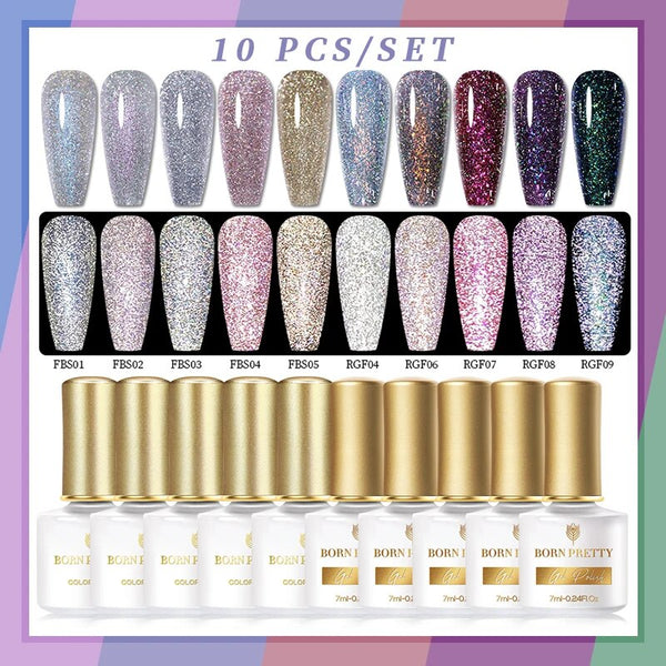 BORN PRETTY Gel Nail Polish Set