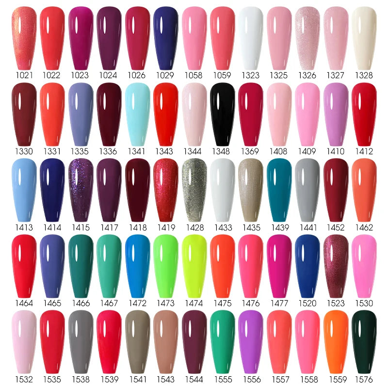 15ml Gel Nail Polish  Hybrid Varnish Black Red ColorUV Nail Supplies