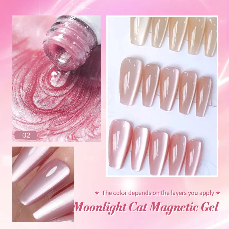 BORN PRETTY 10ml Moonlight Cat Magnetic Gel Polish UV LED