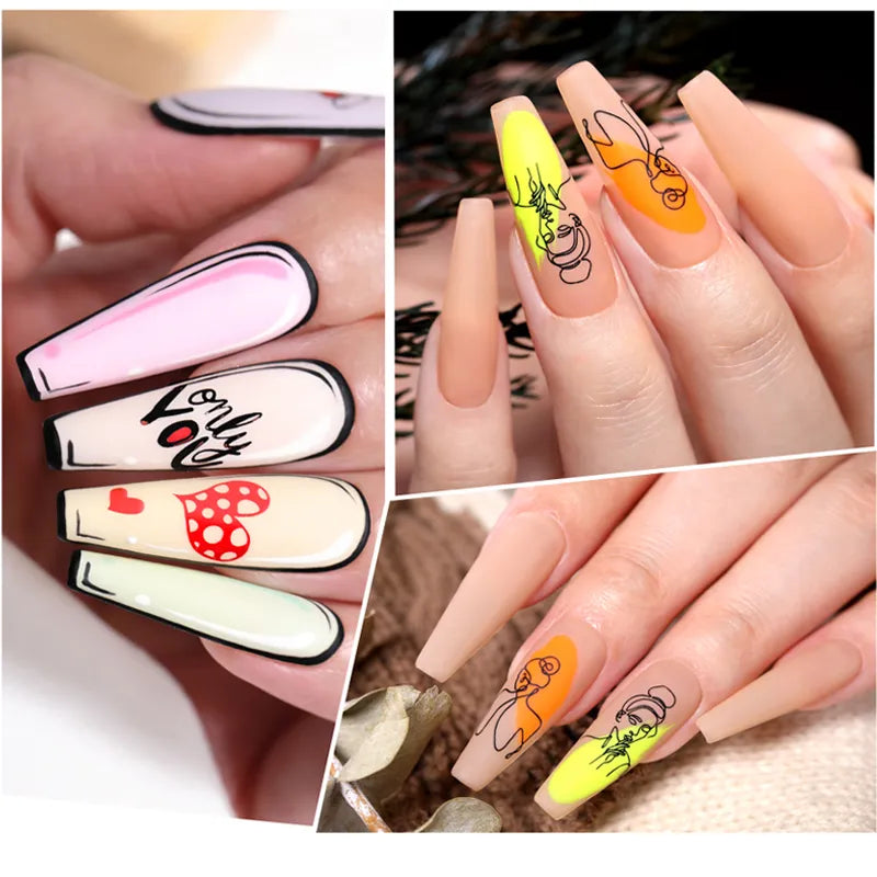 BORN PRETTY 12*6cm Nail Art Templates Stamping Plate Design