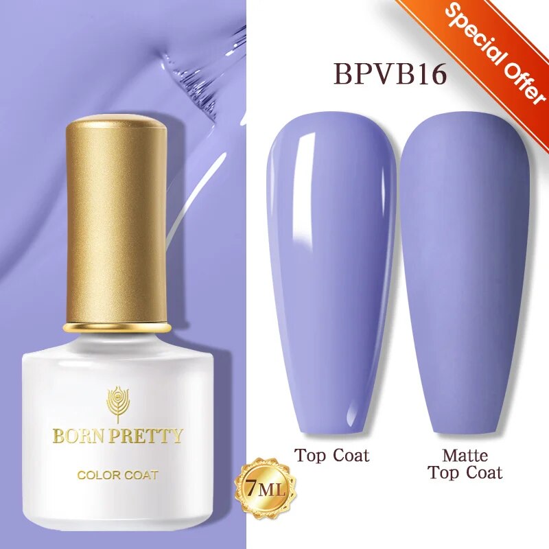 BORN PRETTY Sea Blue Nude Pink Snow light Cat Eye Magnetic, Transparent Jelly Nail Gel Polish UV Gel Color