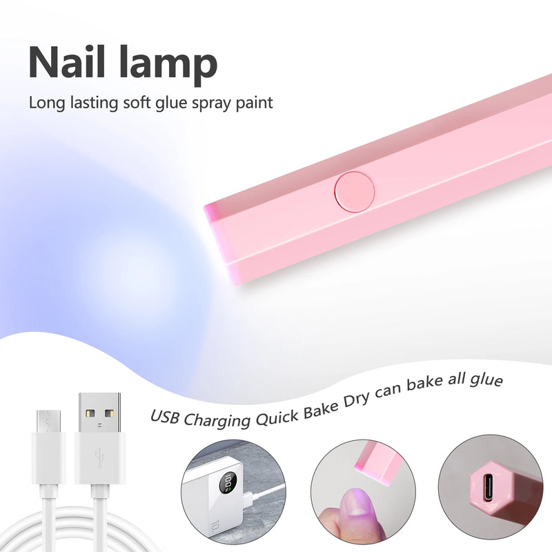 Portable Salon Quick Dry USB Nail Dryer Machine Tools Professional UV LED Nail Lamp Mini