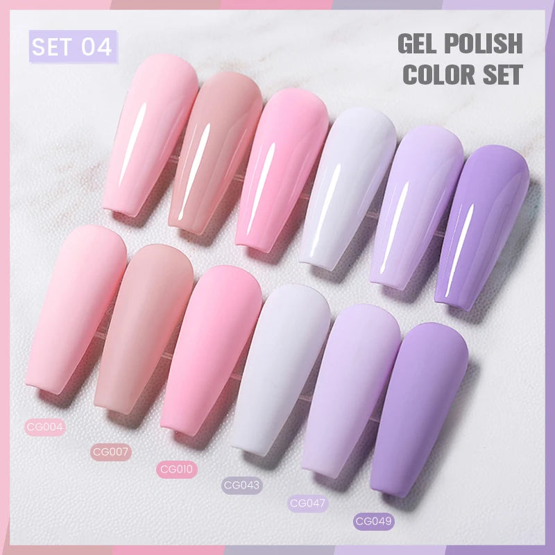 BORN PRETTY Fall Winter Gel Nail Polish Christmas Gift Collection 6PCS 10ml