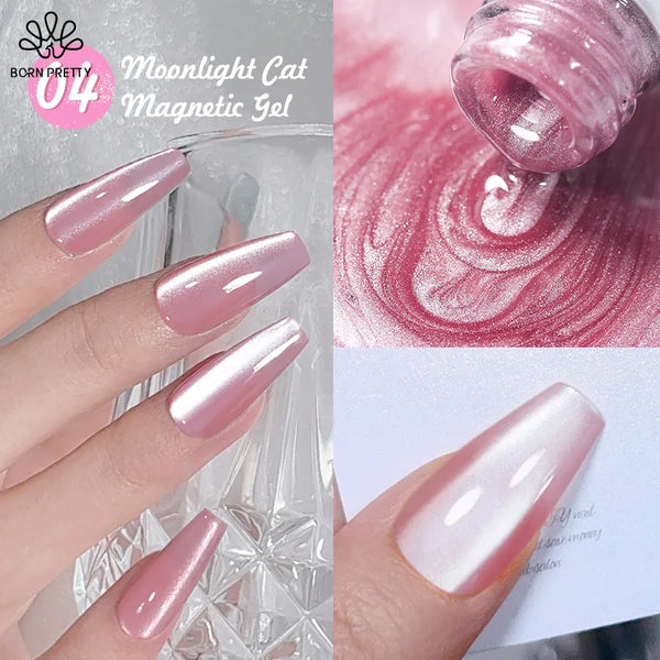 BORN PRETTY 10ml Moonlight Cat Magnetic Gel Polish UV LED