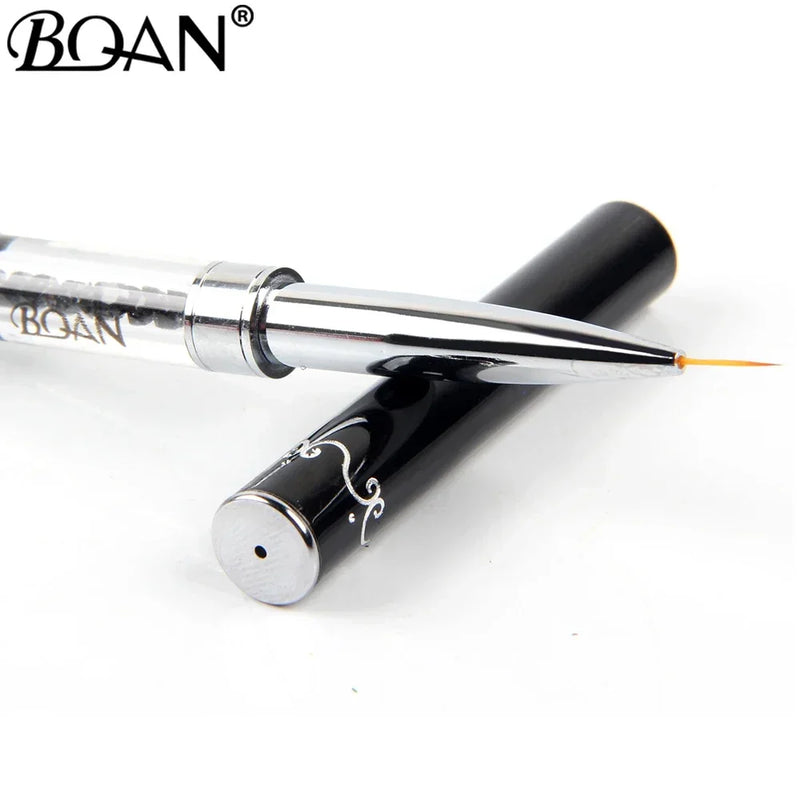 Black Double Head Crystal Handle 9mm & 11mm Drawing Brush Liner