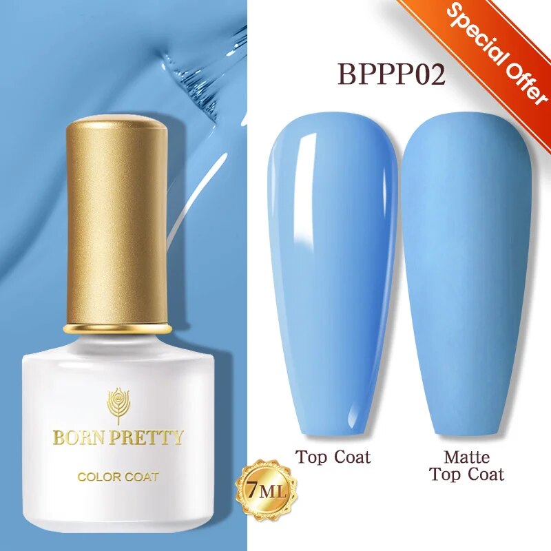 BORN PRETTY Sea Blue Nude Pink Snow light Cat Eye Magnetic, Transparent Jelly Nail Gel Polish UV Gel Color