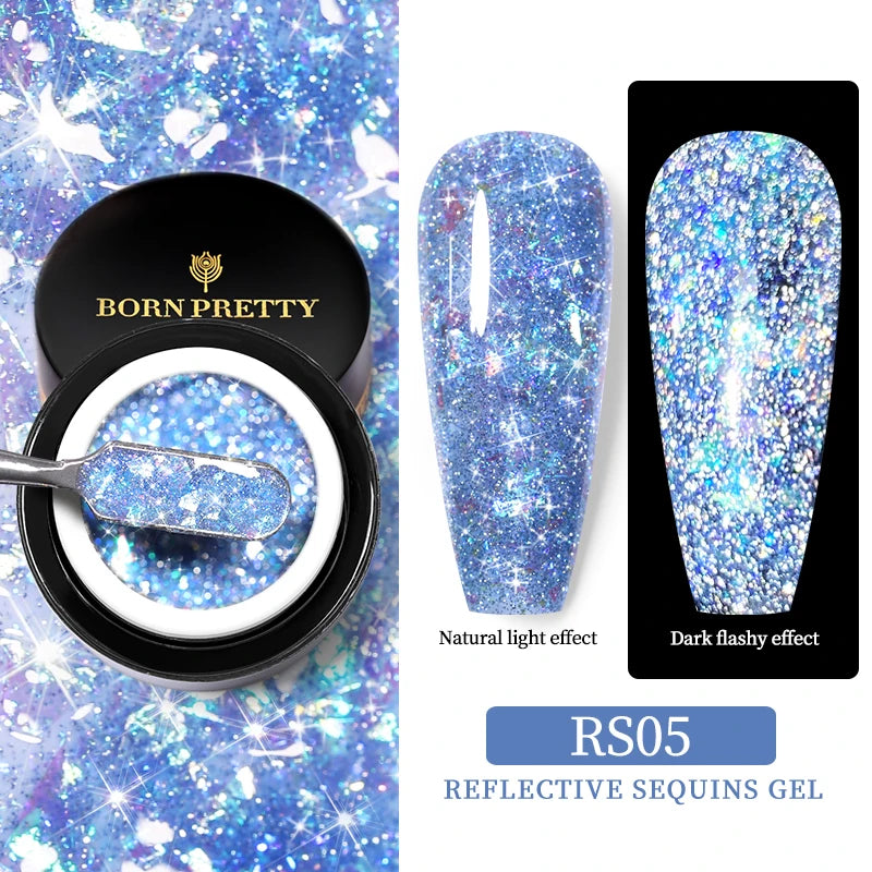 BORN PRETTY Solid Nail Tips Gel 5g Transparent UV LED