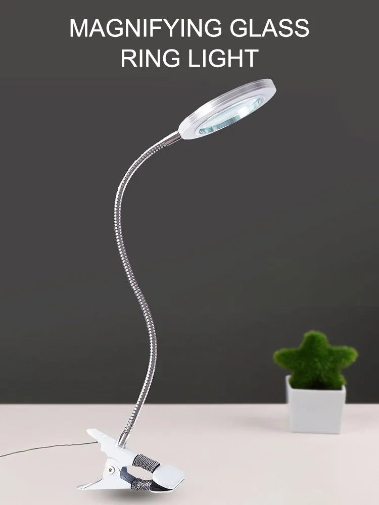 Table Lamp Nail Salon Dedicated Embroidery Lamp