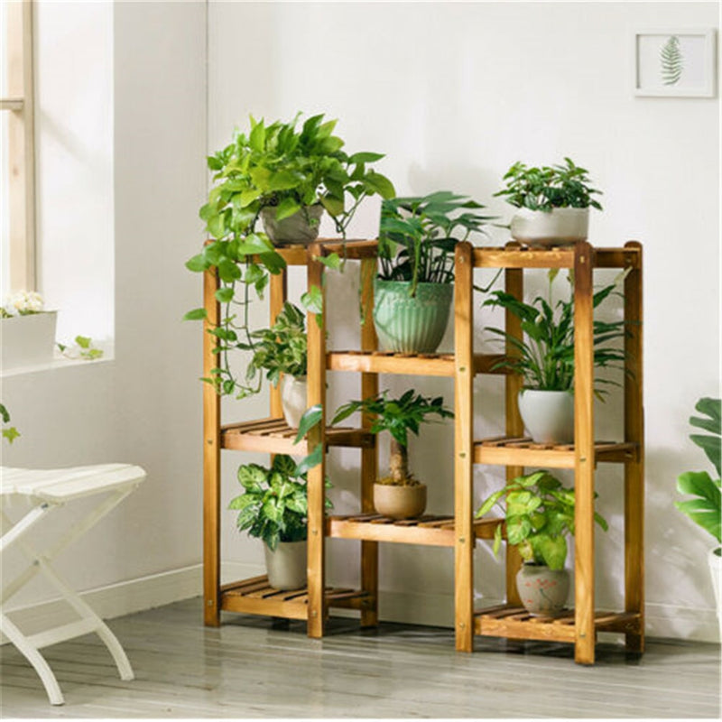 Garden Plant Stand Indoor & Outdoor Storage, Display Rack for Greenery Plants