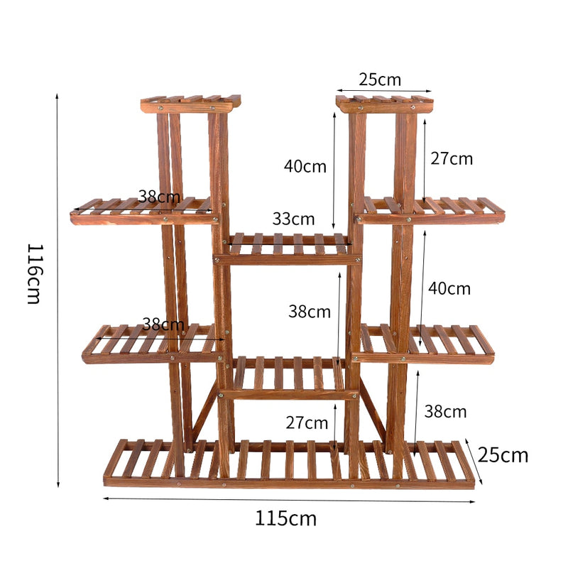 16 Potted Display Storage Shelves Indoor & Outdoor for Patio